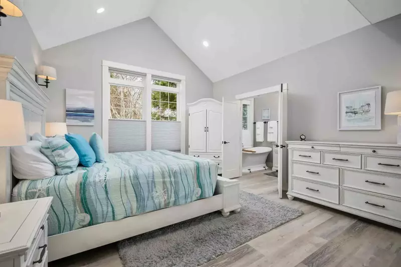 All the beds are updated and incredibly comfortable. Another feature that makes this rental so relaxing!