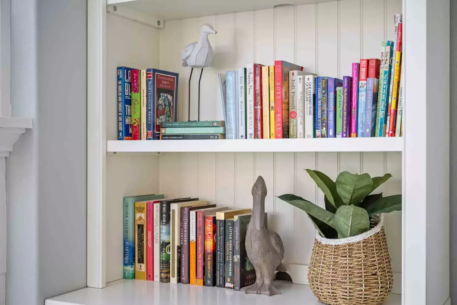 Spend a relaxing day reading a book from this rental's library.