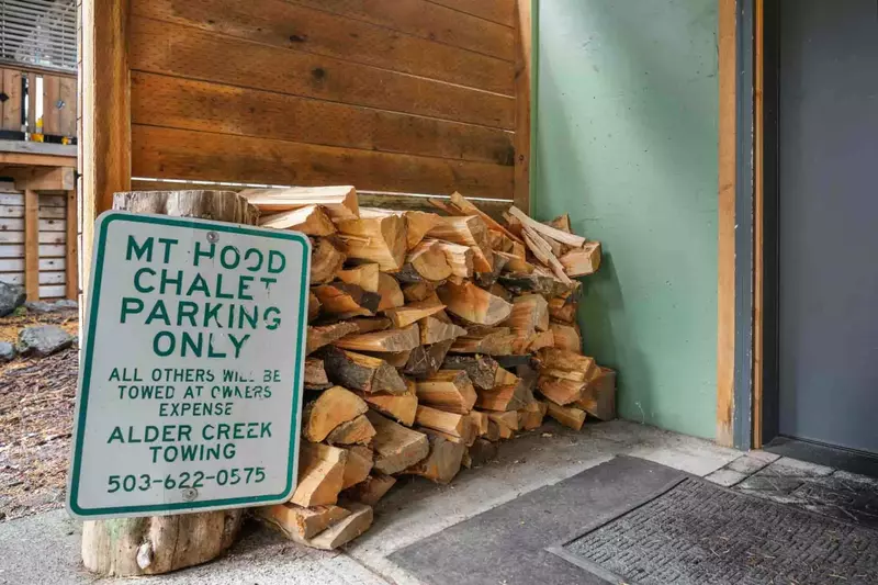 Firewood provided to help you have a great time in the woods!