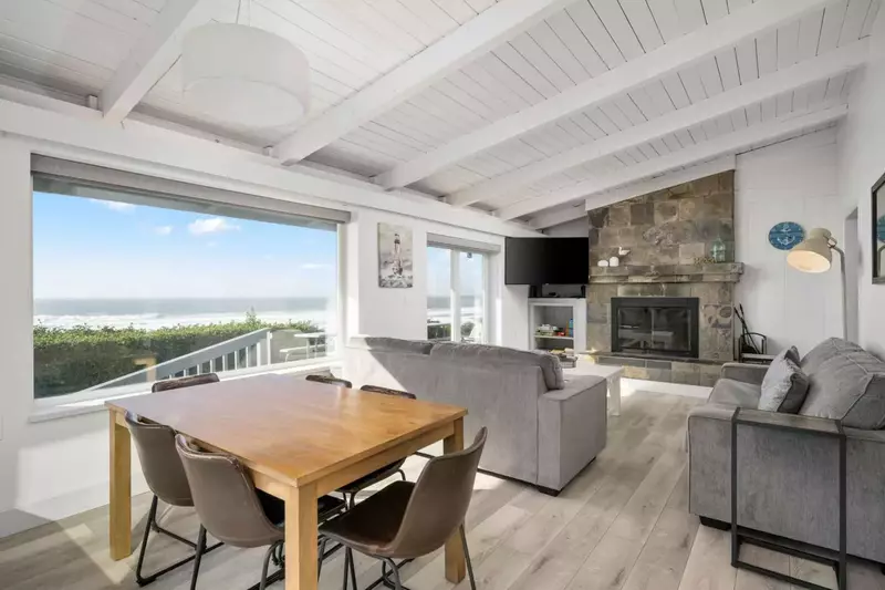 Welcome to Moonstruck Beach House, a stunning oceanfront retreat that was beautifully remodeled to offer every luxury you could wish for.