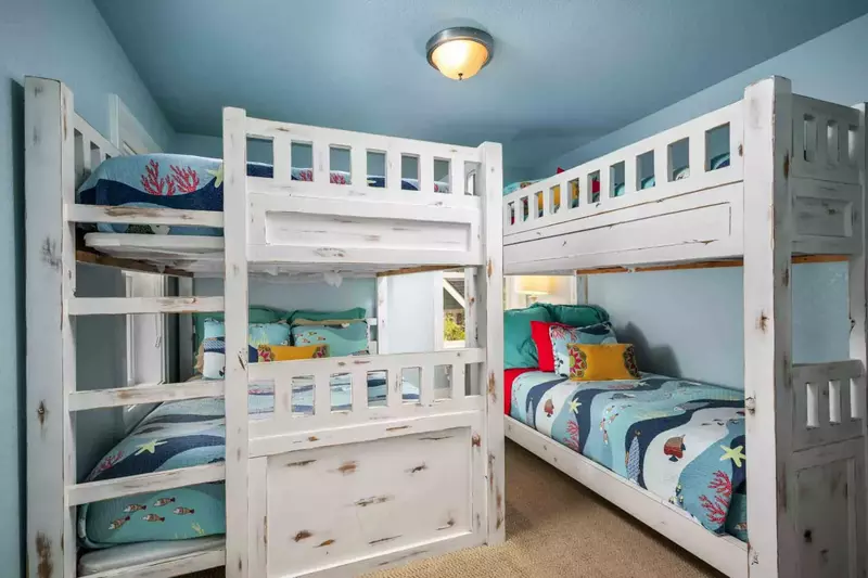 The bunk room is a perfect place for kids and kids at heart!