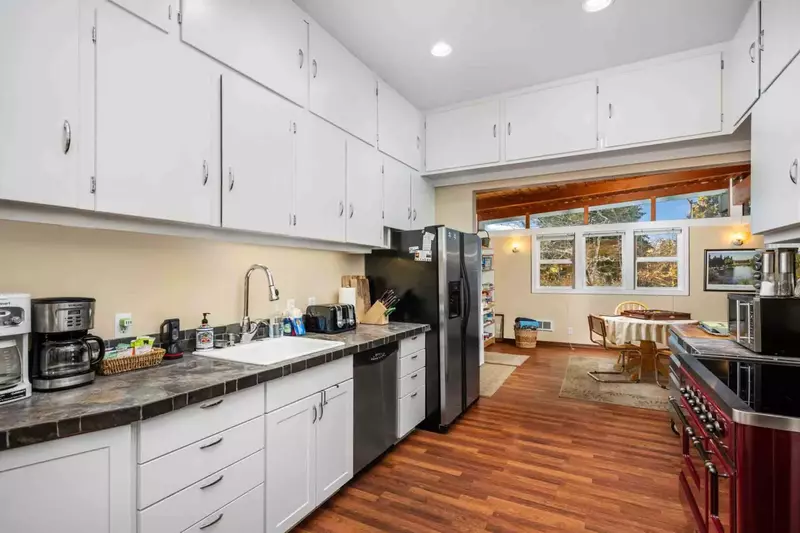 One of two kitchens in the home.