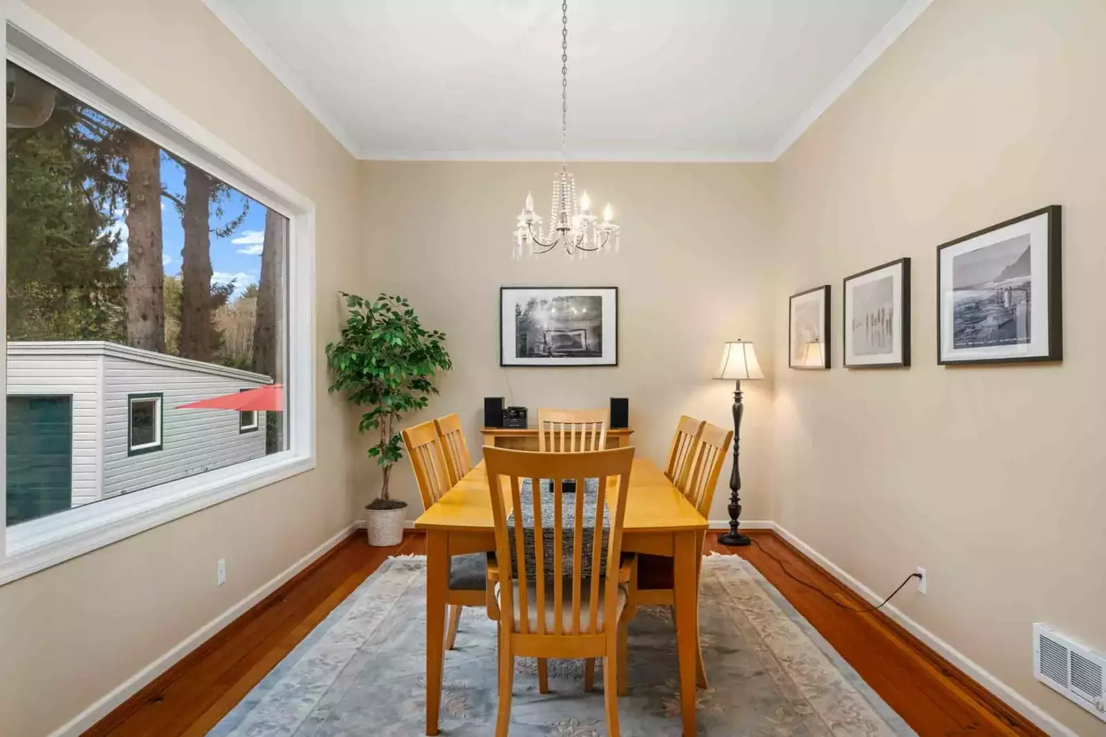 This rental has lovely views.