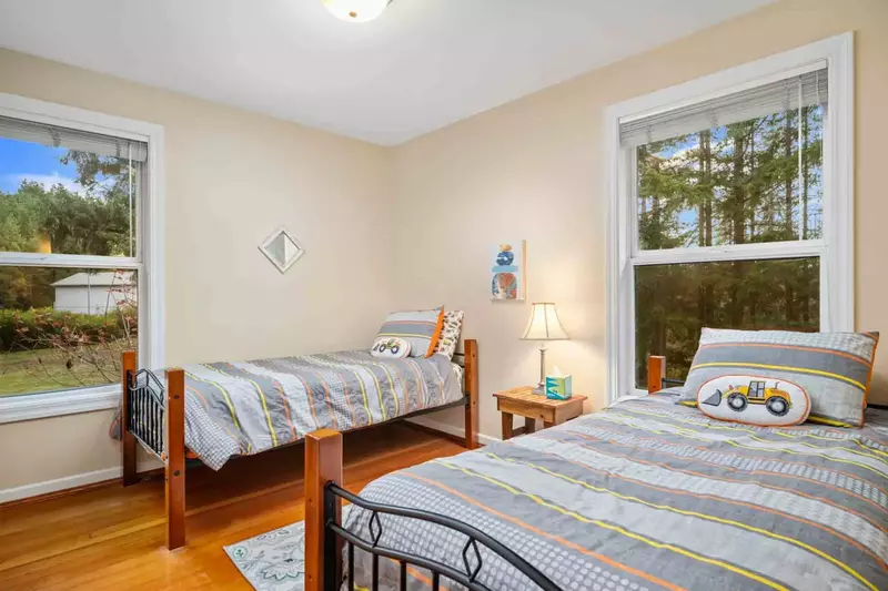 The twin bedroom is a perfect place for kids and kids at heart!