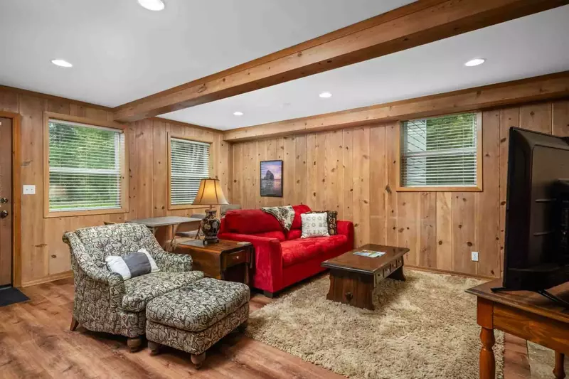 Host a movie night in this room!