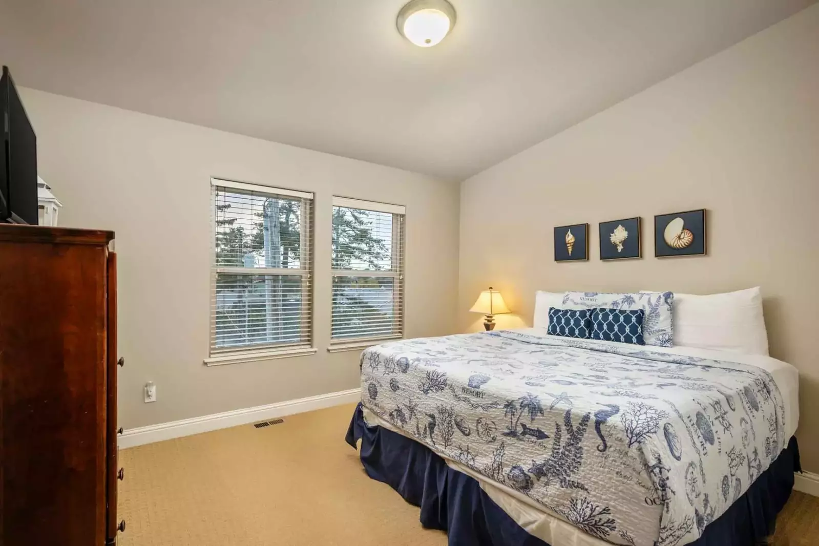 This rental's cozy beds will make it hard to leave, but we hope guests come back many times!