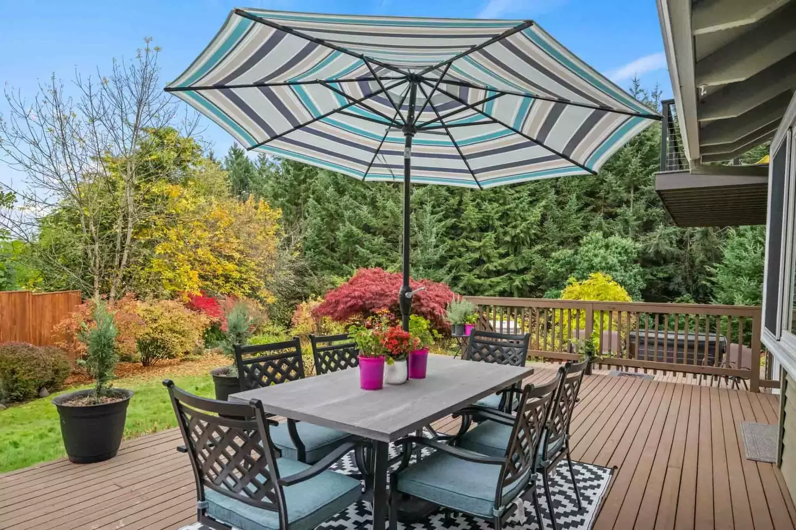 "We appreciated the quiet, tranquil ambience. The grounds are lush, with a path to walk and explore the woods. " - Linda