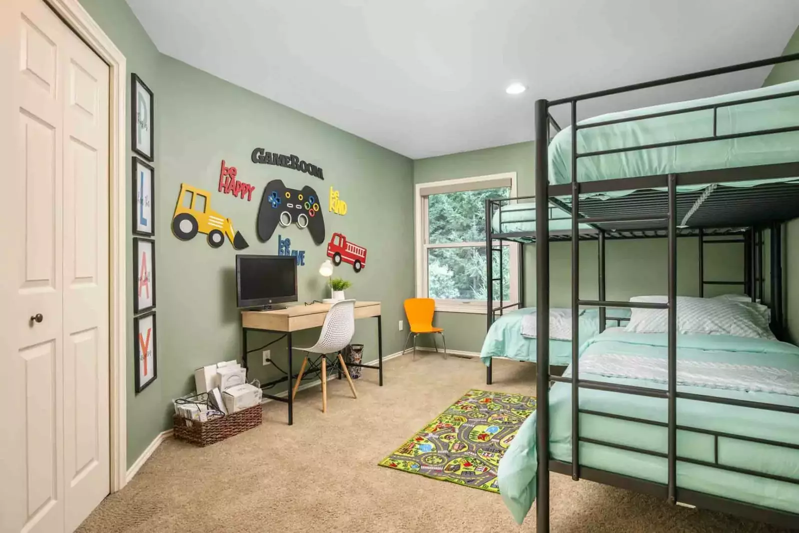 The bunk room is a perfect place for kids and kids at heart!