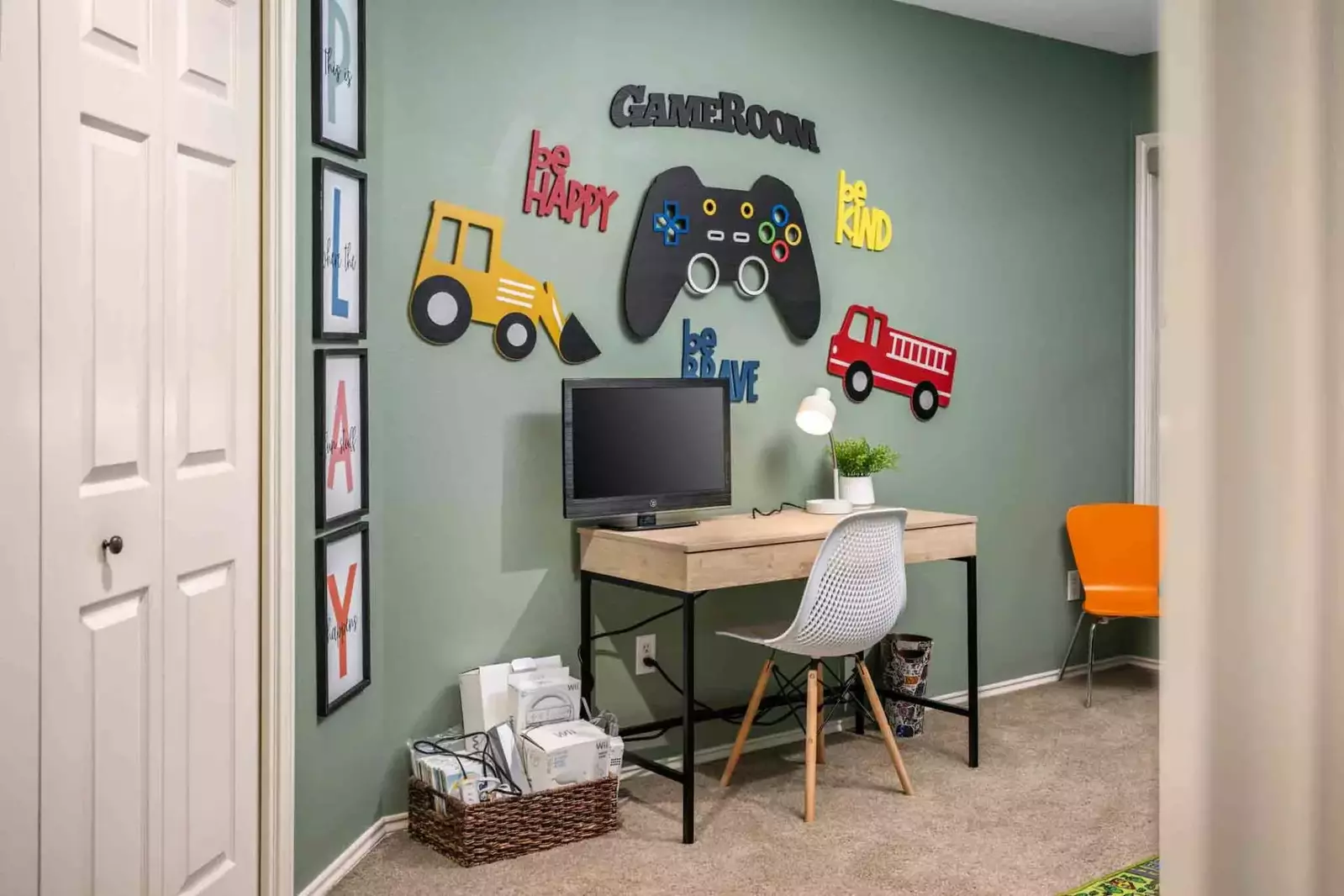 Guests of any age can enjoy the collection of games in the bunk room.