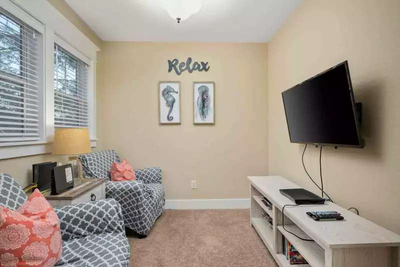 Host a movie night in the tv room!