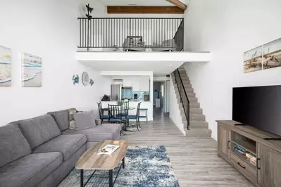 Watch you favorite movies, shows, and sports on this smart tv after a day exploring the Oregon Coast.