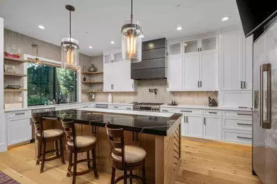 An expansive kitchen perfect for preparing a multi-course feast!