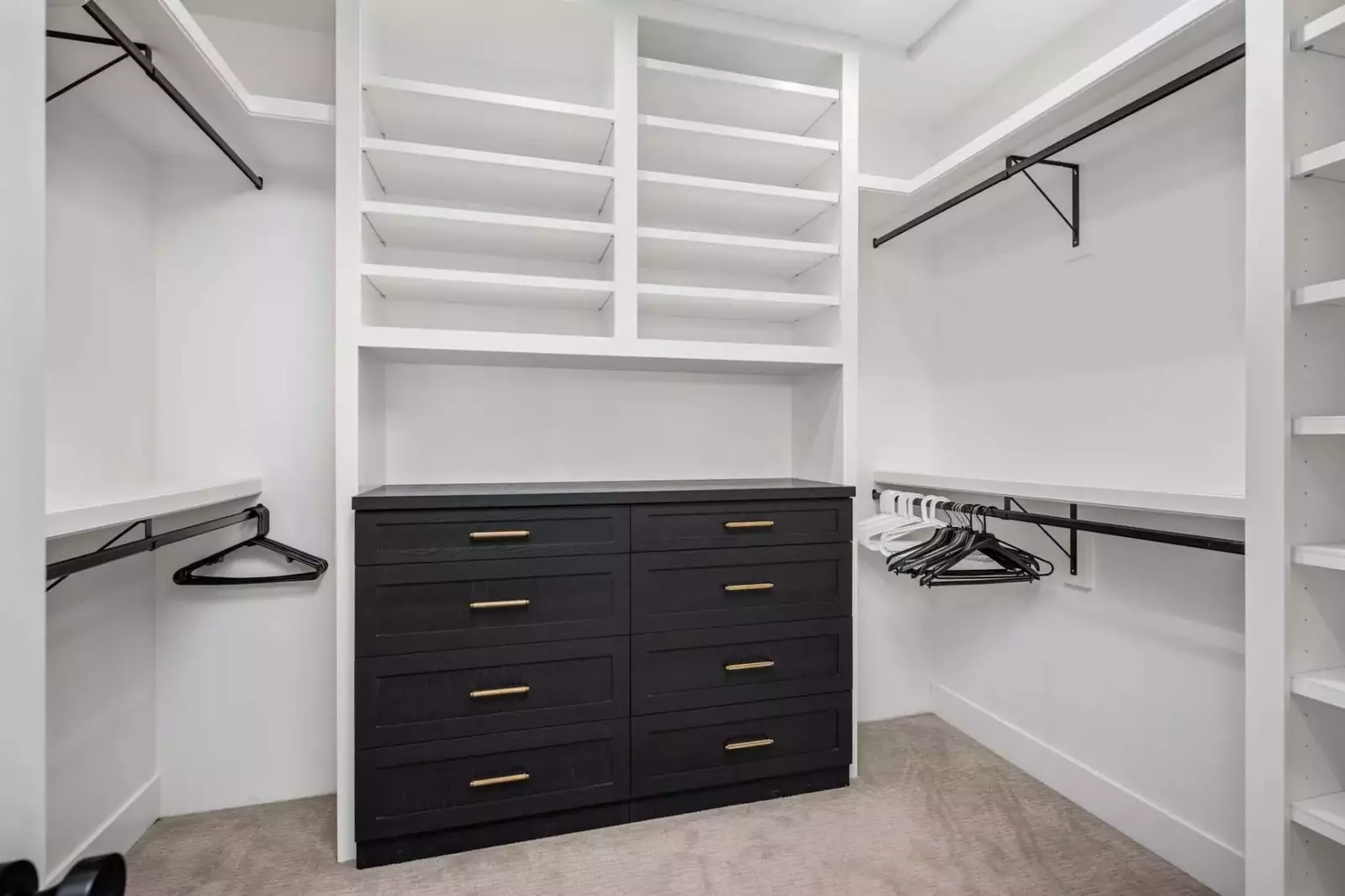 With ample closet space you can bring as many outfits as you need. Bring a crabbing jumpsuit and evening gown! You'll have room for more!