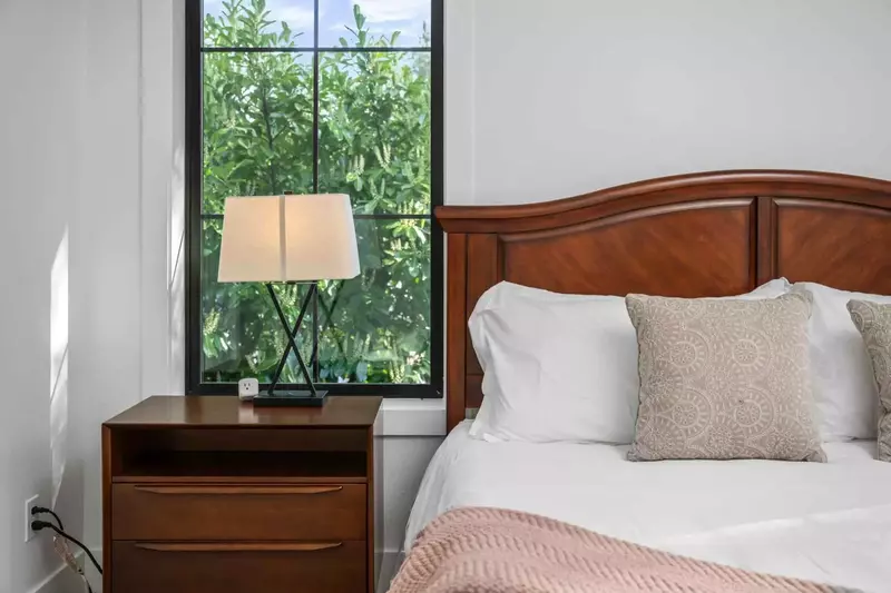 All the beds are updated and incredibly comfortable. Another feature that makes this rental so relaxing!