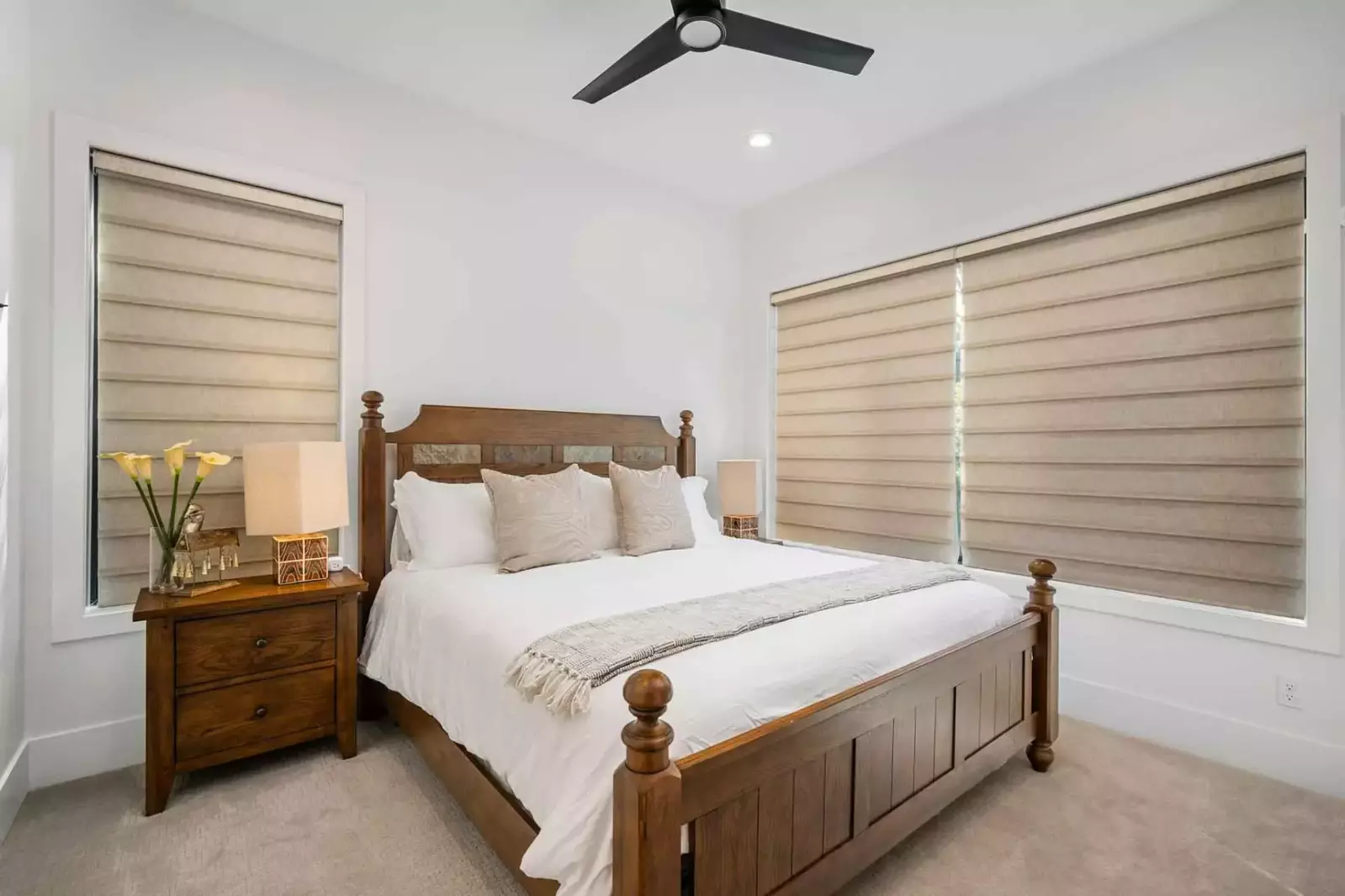 This rental has multiple king beds, a queen, and a bunk.