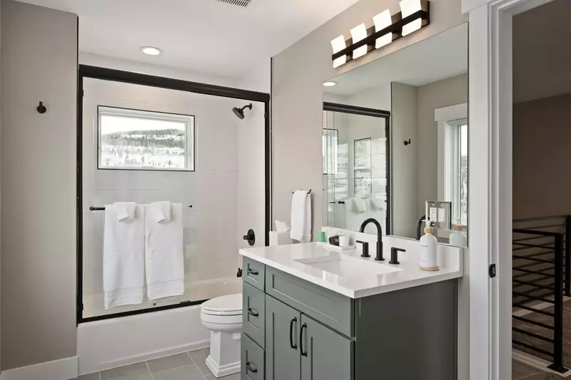 The bathrooms are luxurious and built with care.