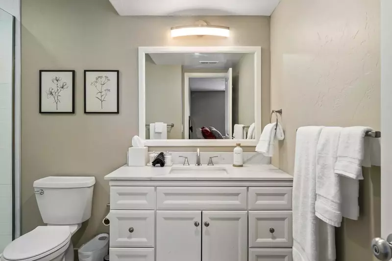 The bathrooms are luxurious and built with care.