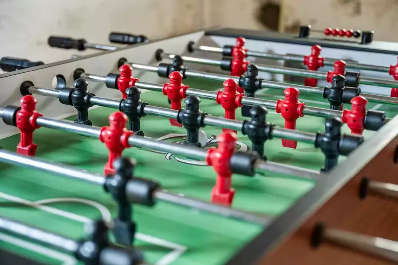 Find out who's the best foosball player in your family with a championship tournament.