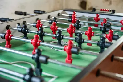 Find out who's the best foosball player in your family with a championship tournament.