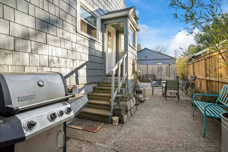 The patio is fun in winter, spring, summer, and fall.