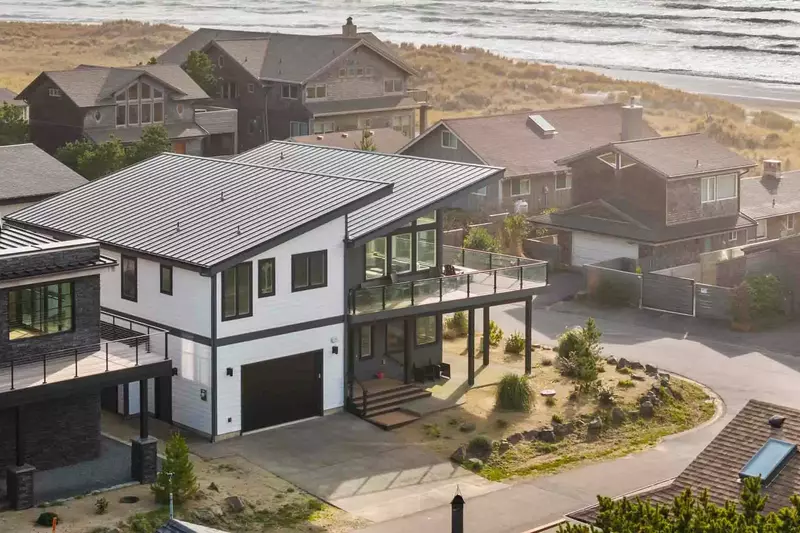 Enjoy the sunset from the spacious deck.