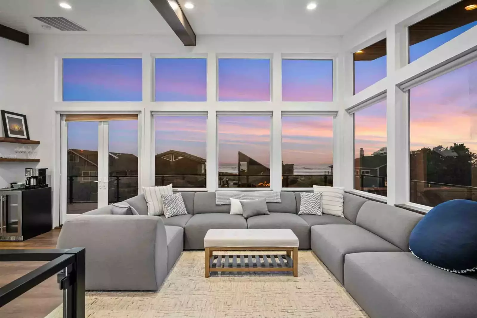 The sunsets in Manzanita are enchanting.