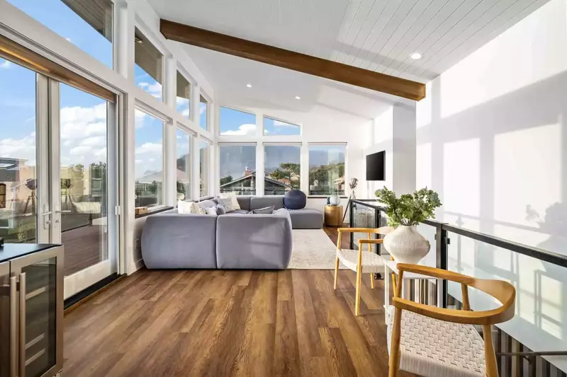 The common space is gorgeous and incredibly spacious.