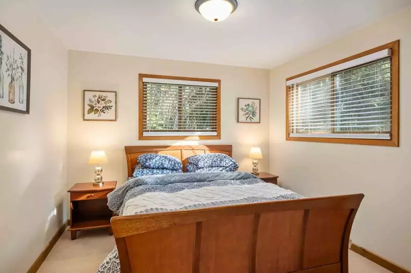 Sleep in and treat yourself to a chill day in this comfortable bed. You deserve it, you're on vacation!