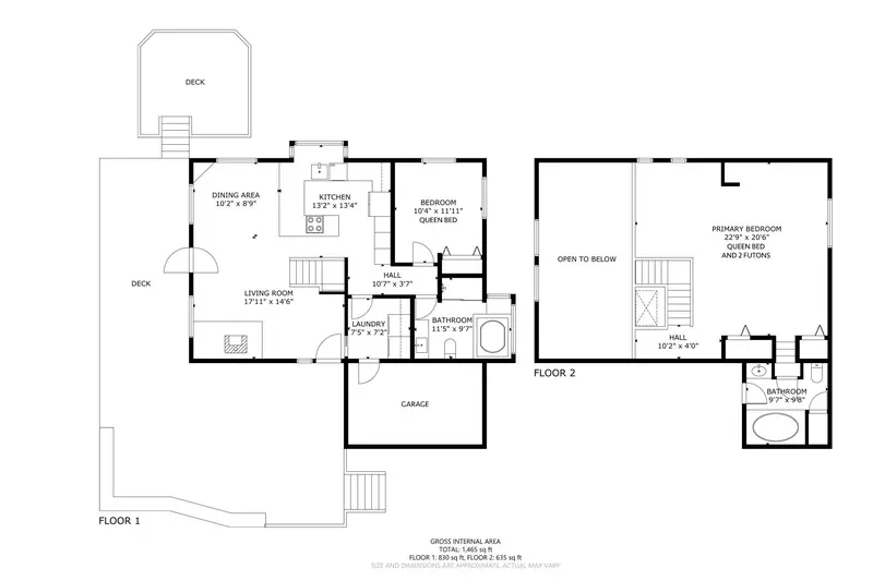 This rental is very spacious with many areas to relax and recharge.