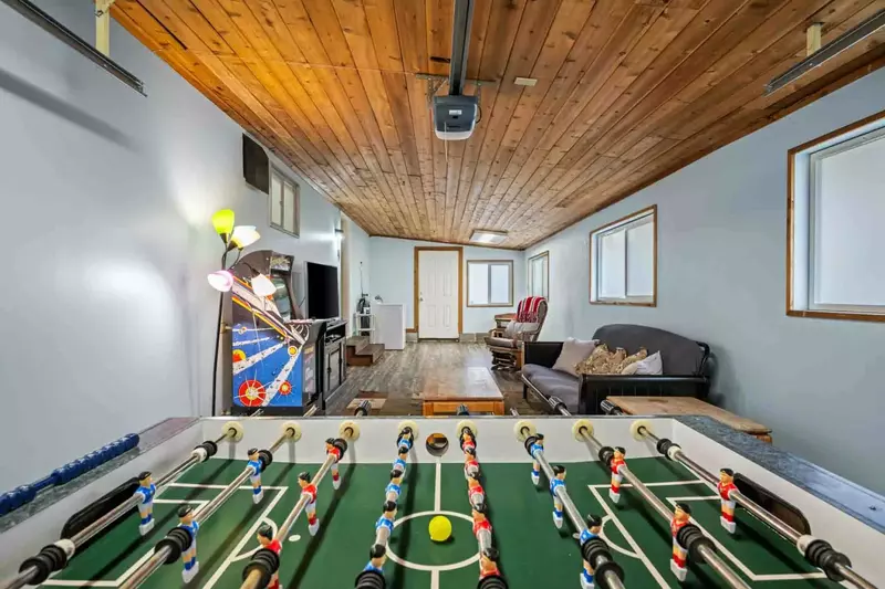 A game room with entertainment for the whole family.
