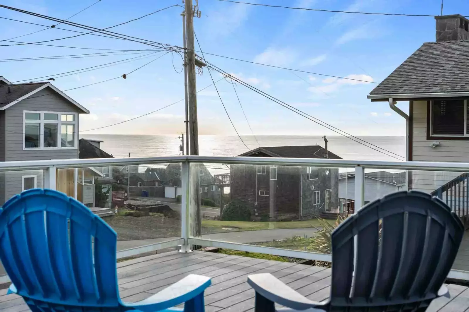 A lovely place to relax and gaze at the sea.