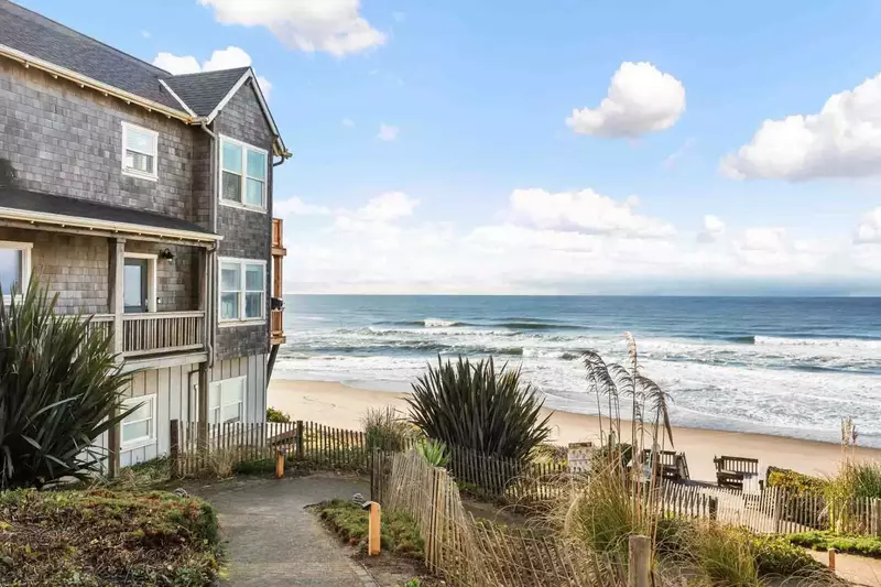 Into the Mystic is right near the Bella Beach Access Stairs. Roll out of bed and stole along the beach.