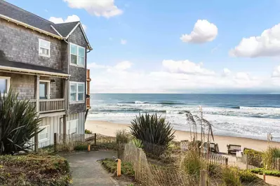 Into the Mystic is right near the Bella Beach Access Stairs. Roll out of bed and stole along the beach.