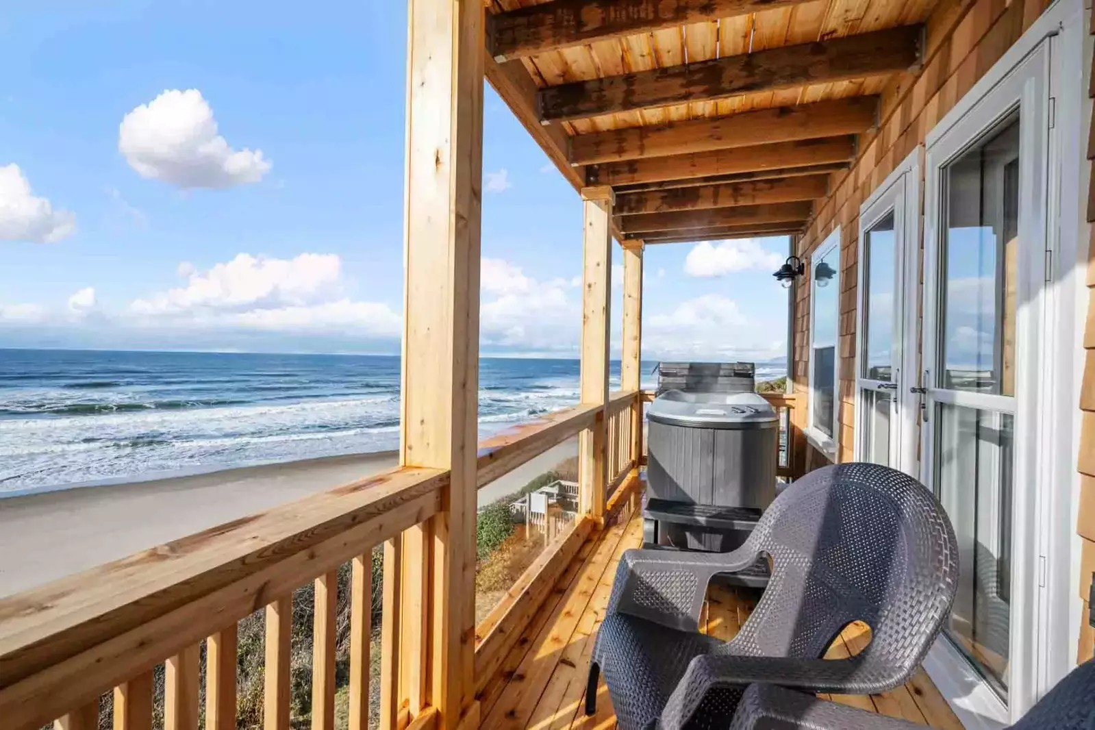 Depoe Bay is the whale watching capital of Oregon. Make sure to keep an out when looking at the ocean, or go on a tour from the harbor.