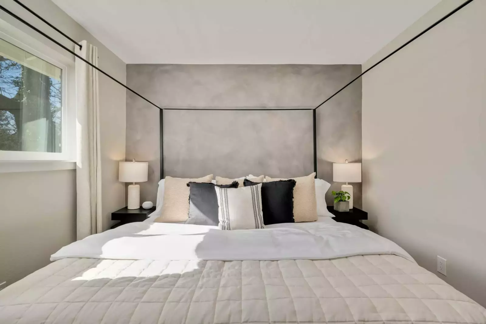 All the beds are updated and incredibly comfortable. Another feature that makes this rental so relaxing!