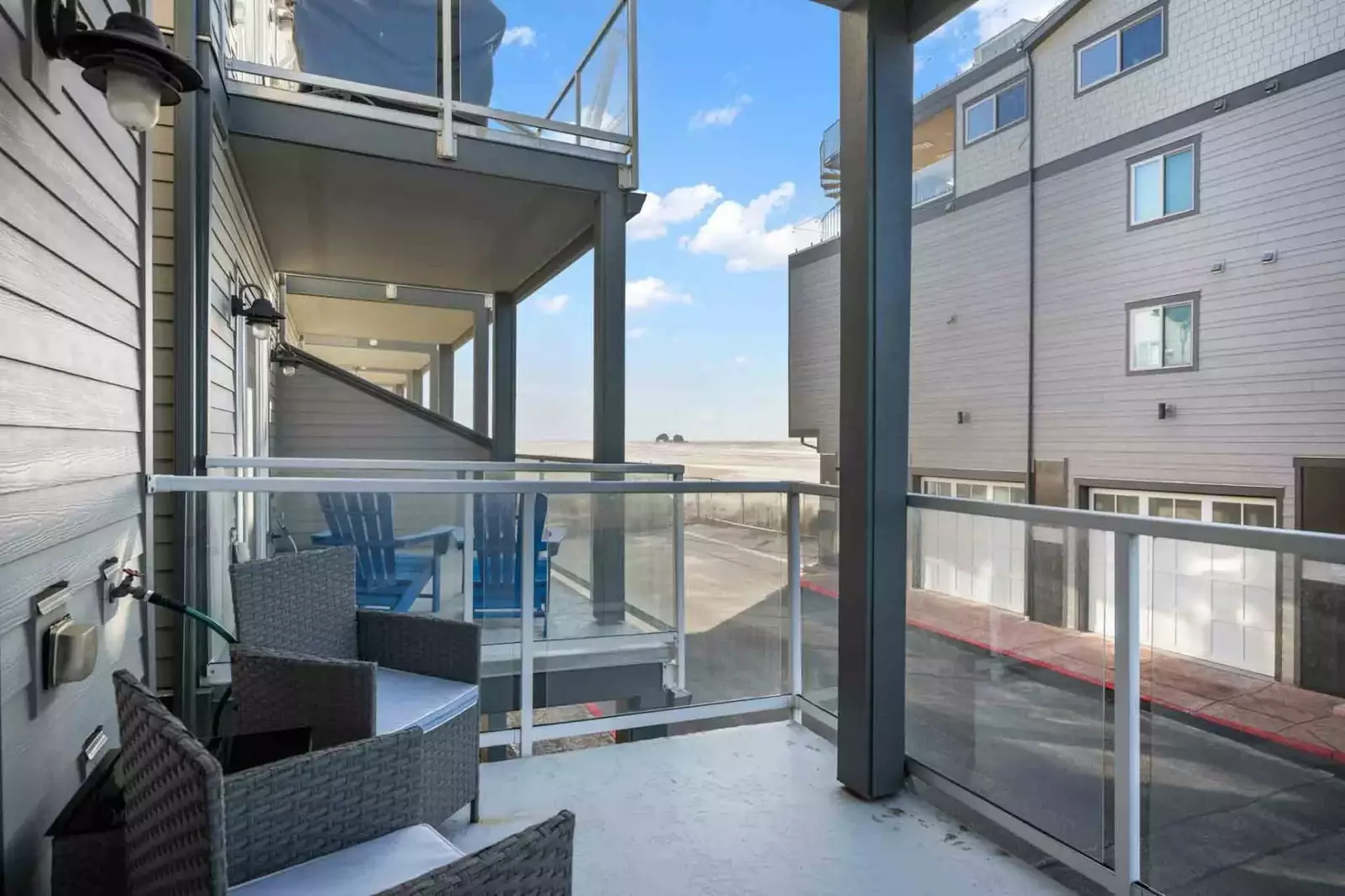 Relax on the deck and enjoy the lovely ocean air.