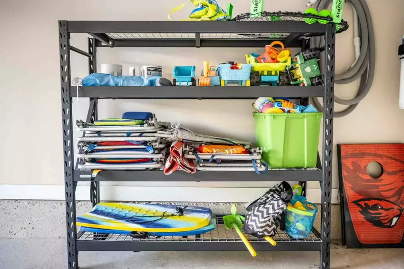 A robust supply of toys and equipment perfect for a fun time at the beach.