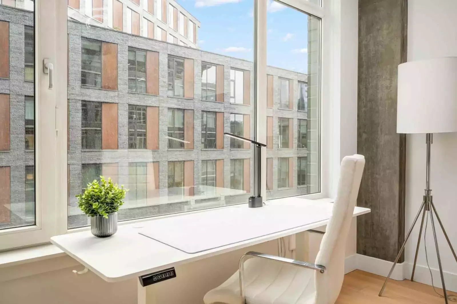 Work from home from the desk and you can extend your stay at this rental!