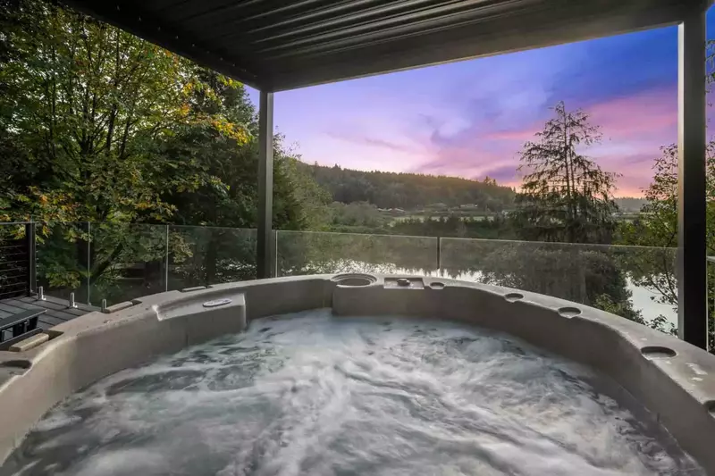 "Beautiful views from all parts of the house. The hot tub on the deck was so peaceful and relaxing." - Kelsey