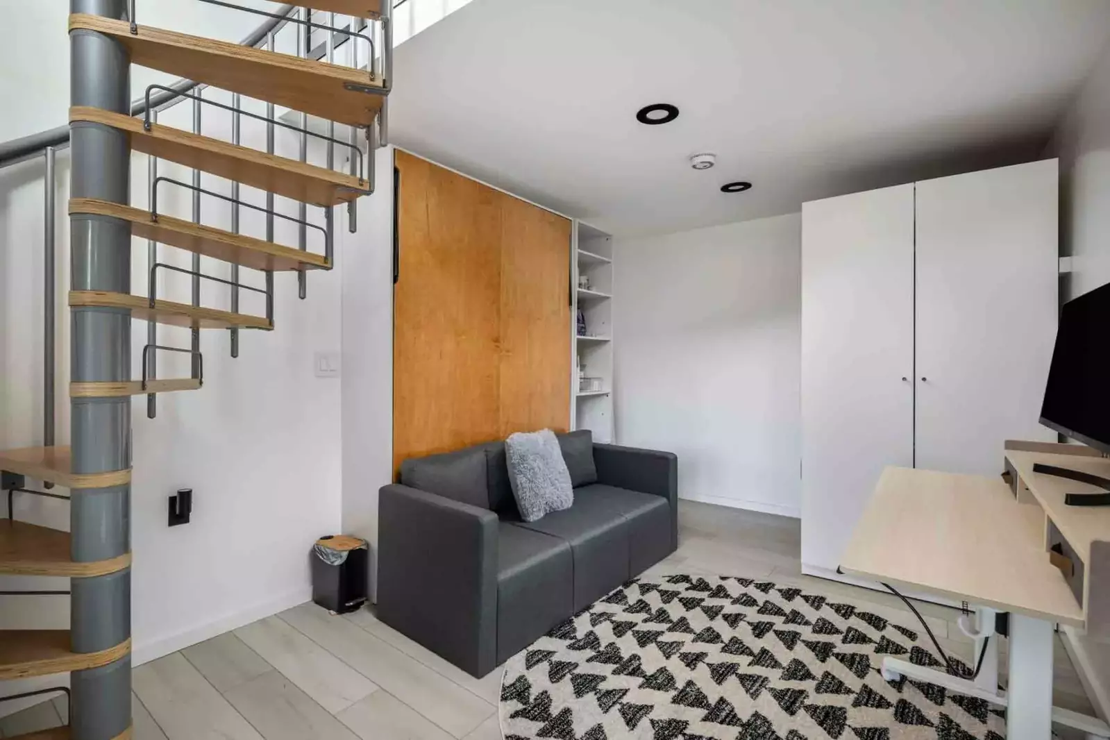 The spiral staircase is another feature that makes Ferry Tales on Tomlinson magical.