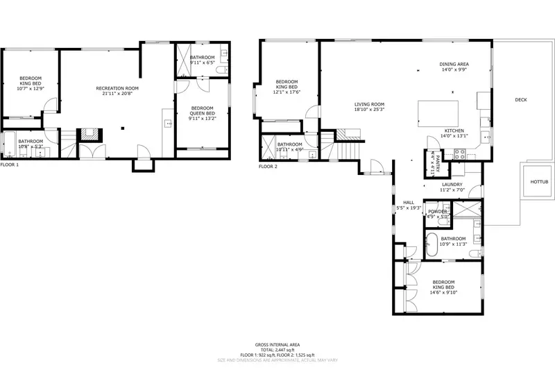 Spacious home as shown in this floor plan