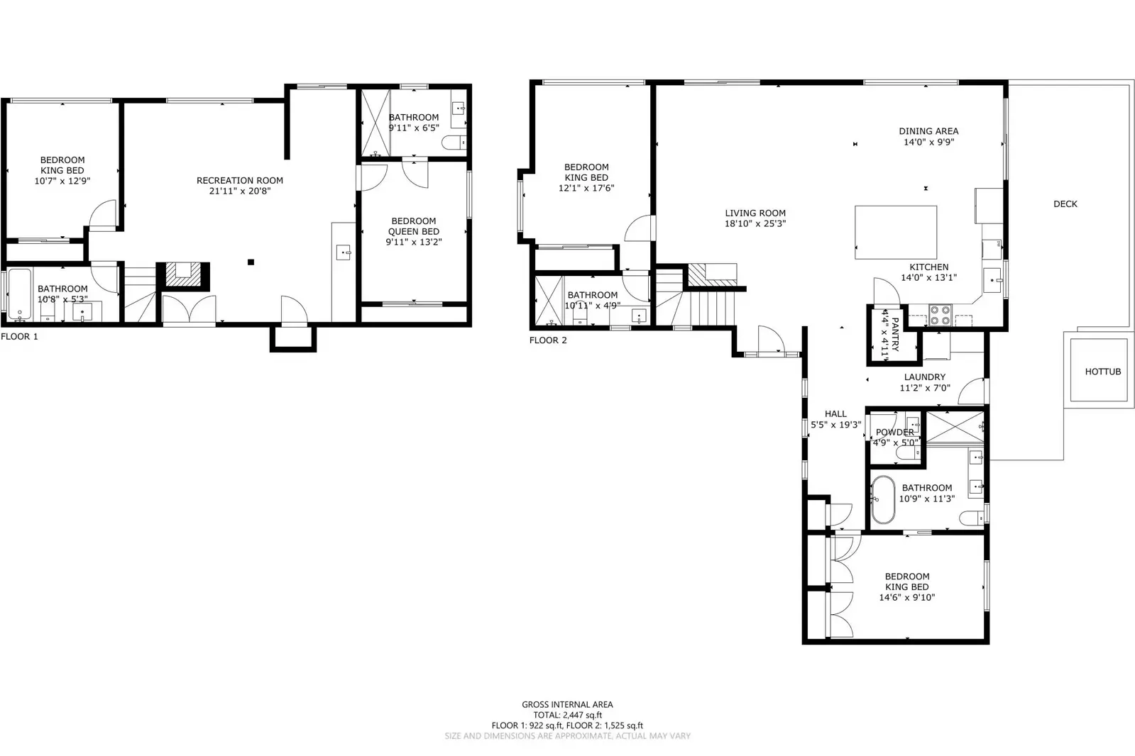 Spacious home as shown in this floor plan