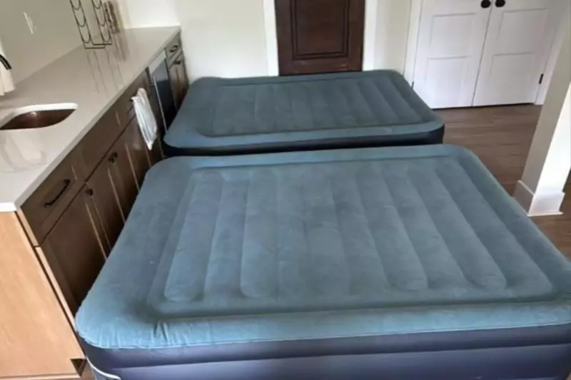 2 Tall Queen self-inflating air mattresses