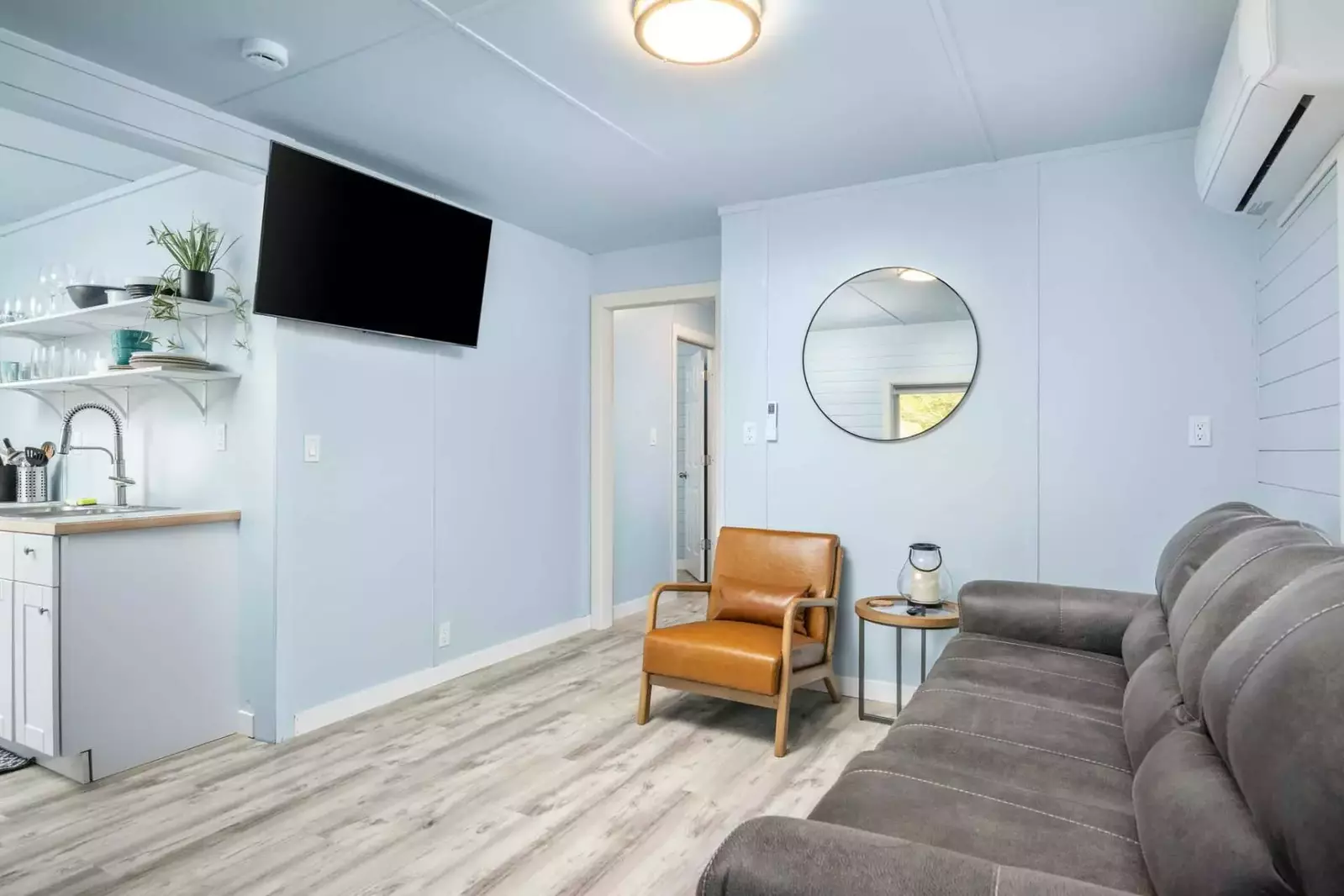 Watch you favorite movies, shows, and sports on this smart tv.