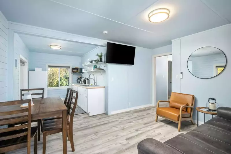 "The kitchen is well appointed & clean. The beds were yummy! Minimal modern style (which I prefer)." - Cheryl