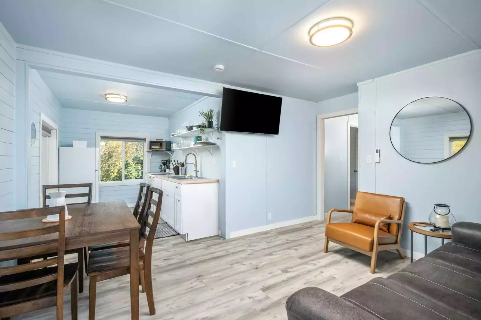 "The kitchen is well appointed & clean. The beds were yummy! Minimal modern style (which I prefer)." - Cheryl