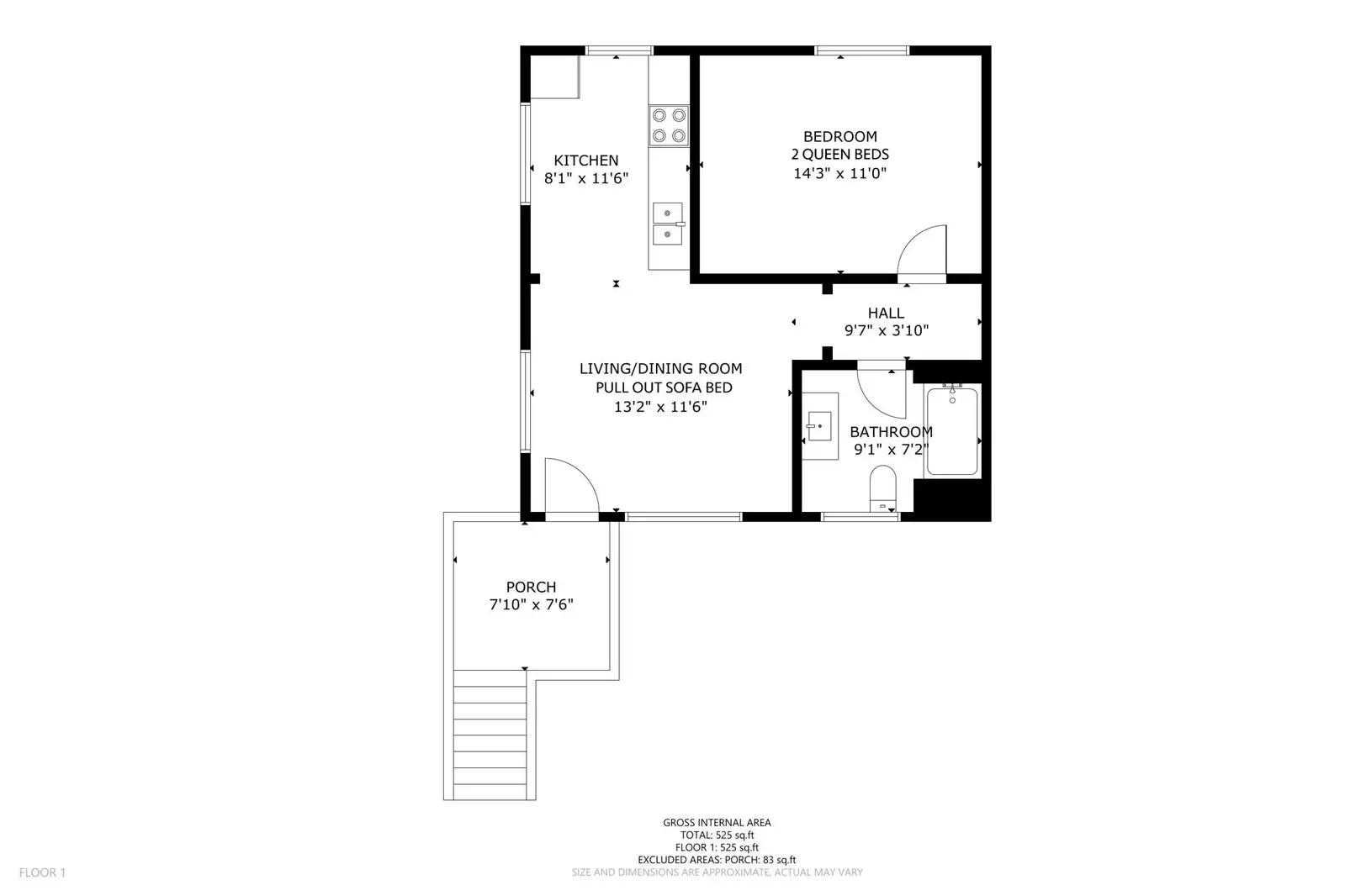 "Located right in the middle of town so it was easy to access the beach, restaurants, convenience stores, and the laundromat." - Lor