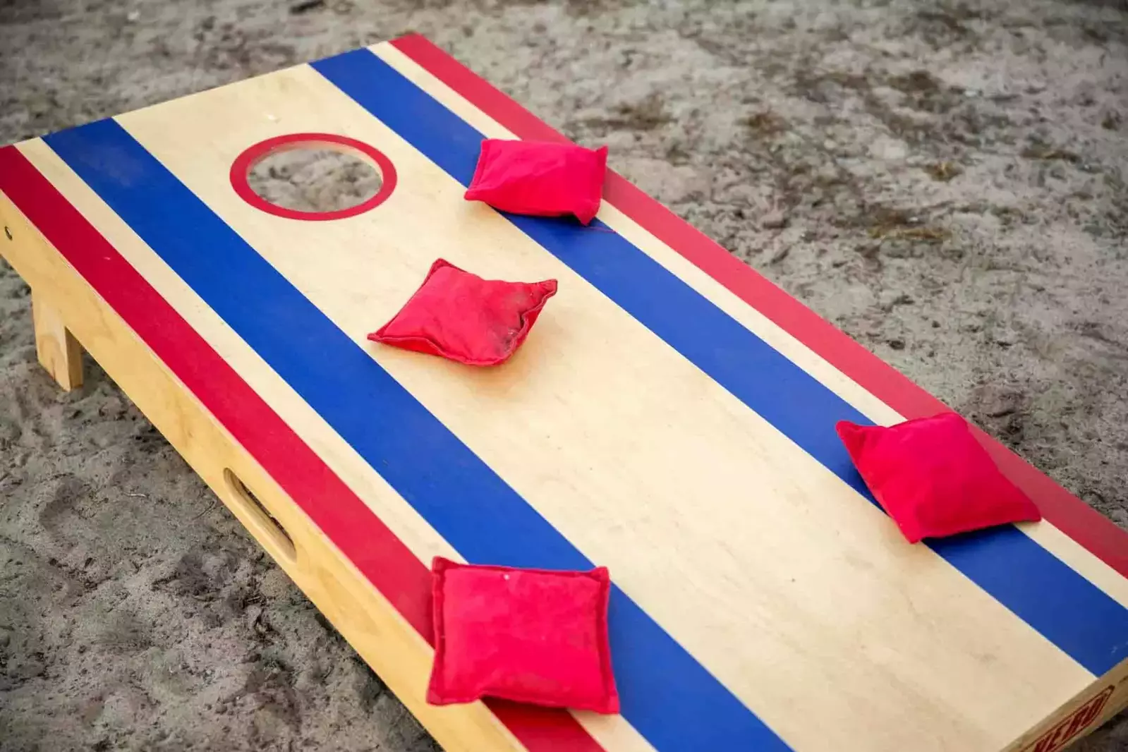 Find out who's the best cornhole player in your family with a championship tournament.