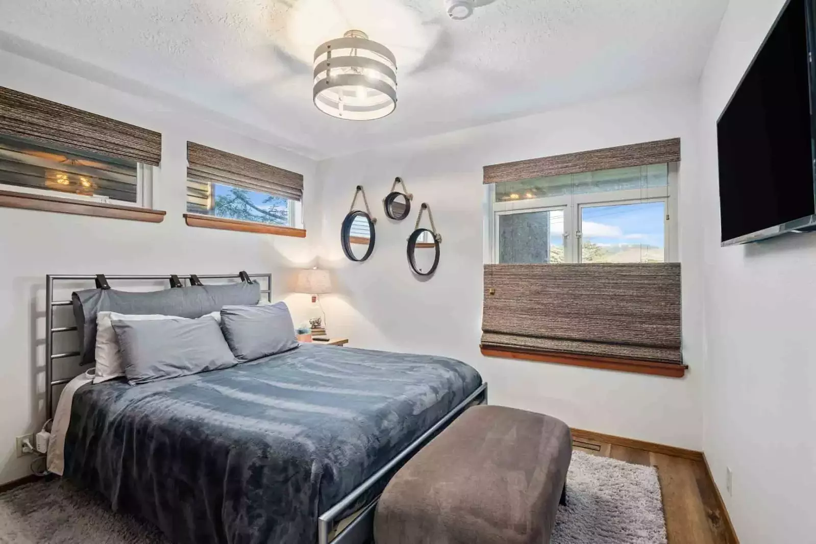 Watch a movie in bed while enjoying soothing sounds of the Oregon Coast.