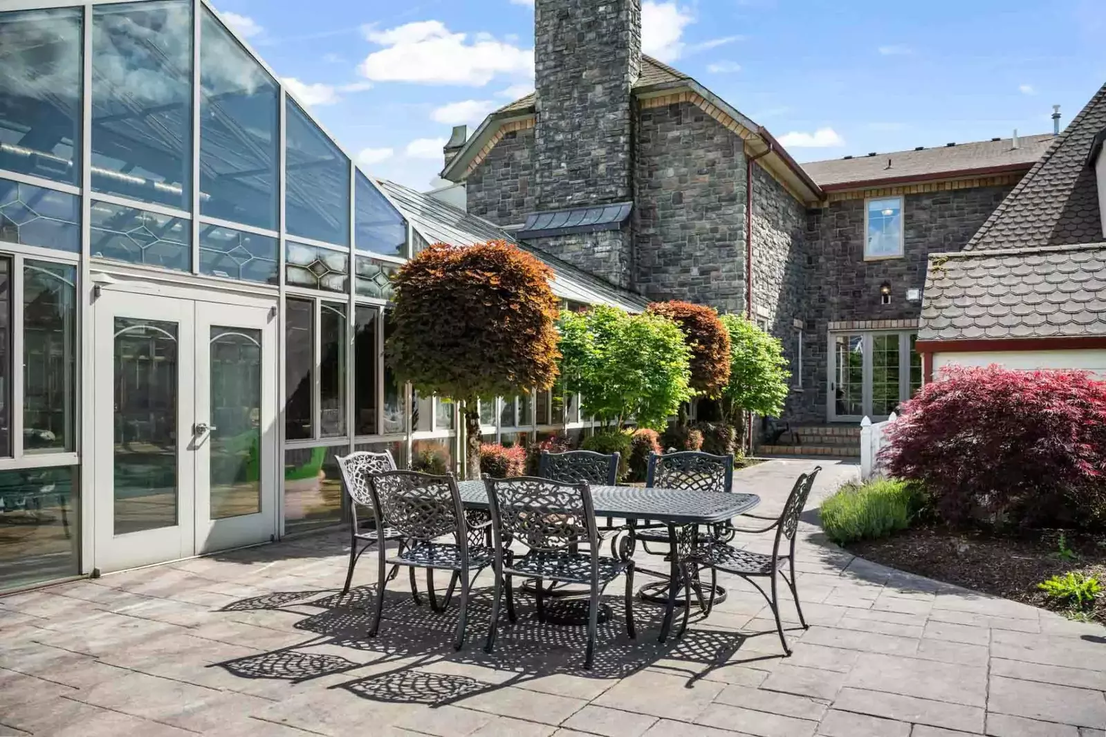 Relax outside on the patio or have a picnic in the yard.